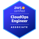 AWS Certified CloudOps Engineer – Associate badge