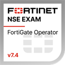 FortiGate 7.4 Operator badge