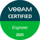 Veeam Certified Engineer 2021 (VMCE v11) badge